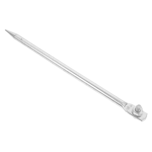 4Pcs Silver Ground Rod for Home with Galvanized Coating Sturdy Brass 1