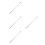 4Pcs Silver Ground Rod for Home with Galvanized Coating Sturdy Brass 5