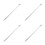 4Pcs Silver Ground Rod for Home with Galvanized Coating Sturdy Brass 7
