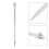 4Pcs Silver Ground Rod for Home with Galvanized Coating Sturdy Brass 10