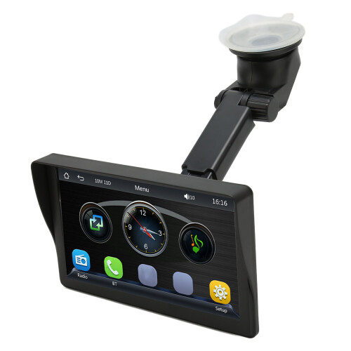 Ραδιόφωνο Bluetooth FM με οθόνη αφής και στερεοφωνικό αυτοκινήτου με ενσωματωμένη 1