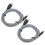 2PCS 1.5M PVC Micro USB Charging Cables for Nintendo 3DS/2DS (Color Assorted) 7