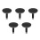 5Pièces Bouchon Drain Noir Pour Bain Douche 7