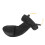 Violin Shoulder Rest Pad Sheepskin Black 3/4-4/4 1