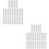 50Pcs Empty White Lip Balm Tubes Convenient Safe Packaging for Makeup 6