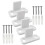 Barn Door Guide Floor Plastic 4 Sets 3