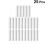 50Pcs Empty White Lip Balm Tubes Convenient Safe Packaging for Makeup 8
