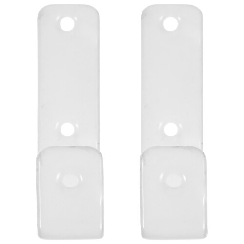 3Sets Iron Bunk Bed Ladder Holders White Fixing Hooks for Bedroom 1
