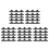 250Pcs Durable Plastic Pipe Clamps Heavy Duty for Wall and Ceiling Use 6
