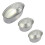 Forma oval antiaderente de alumínio para cheesecake (2 peças) 8