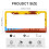 Sunrise Palm Tree Beach License Plate Frame Set 2 pcs 3