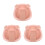 3Pcs Multifunctional Pink Laundry Buckets with Detachable Washboard 4