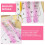 Wire Hairbrush for Doll Styling Head Compact Pink Plastic 3Pcs 4