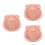 3Pcs Multifunctional Pink Laundry Buckets with Detachable Washboard 6