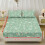 Twin Size Bedding Set Green Floral 3 Piece 5