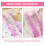 Wire Hairbrush for Doll Styling Head Compact Pink Plastic 3Pcs 6