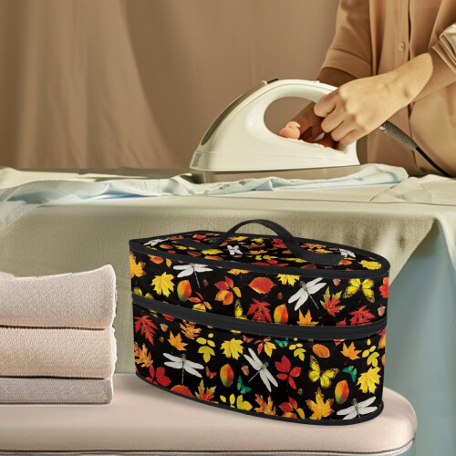 Maple leaf Dragonfly Polyester Portable Travel Steamer Storage Case, Case Only 1