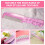 Wire Hairbrush for Doll Styling Head Compact Pink Plastic 3Pcs 7