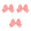 3Pcs Pink Cloth Scooter Decorations Durable Bow Kit for Outdoor Use 5