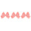 3Pcs Pink Cloth Scooter Decorations Durable Bow Kit for Outdoor Use 6