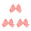 3Pcs Pink Cloth Scooter Decorations Durable Bow Kit for Outdoor Use 8
