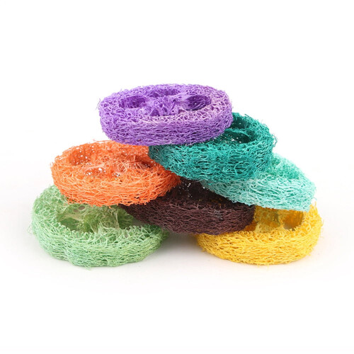 Παιχνίδια μάσημα Loofah Bunny για χάμστερ, γάτες και σκύλους – Παιχνίδια εμπλουτισμού 1