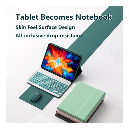Étui rétroéclairé pour clavier et souris pour Galaxy Tab S9FE10. 2