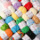 Chunky Blanket Garn Tykt Fluffy Soft100g + Rundt 5