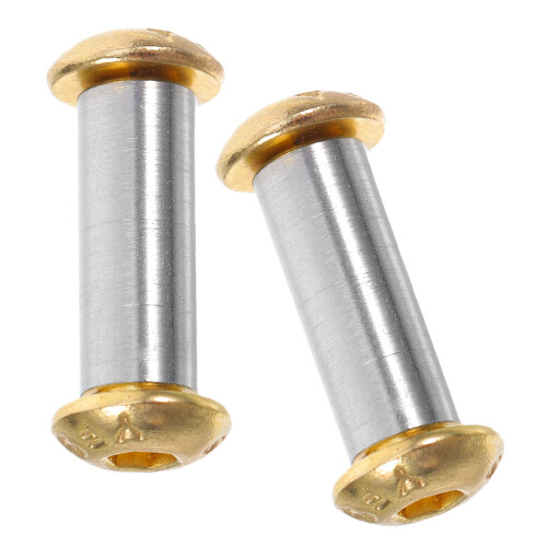 10Pièces Rivets En Laiton Fixation Poignées Couteaux Robustes DIY 1