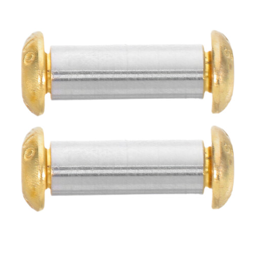 10Pièces Rivets En Laiton Fixation Poignées Couteaux Robustes DIY 2