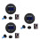 3St Dc Digitaal Voltmeter Zwart Auto Motor Boot Spanning 6-30V 5