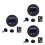 3St Dc Digitaal Voltmeter Zwart Auto Motor Boot Spanning 6-30V 7