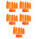 5Ensembles Outil Récolte Doigts Orange ABS Portable Pour Potagers 6