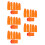 5Ensembles Outil Récolte Doigts Orange ABS Portable Pour Potagers 8