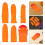 5Ensembles Outil Récolte Doigts Orange ABS Portable Pour Potagers 10