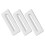 6Pcs Silver Plastic Sink Overflow Cap for Bathroom Washbasin Drain 3