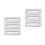 6Pcs Silver Plastic Sink Overflow Cap for Bathroom Washbasin Drain 7
