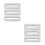 6Pcs Silver Plastic Sink Overflow Cap for Bathroom Washbasin Drain 9