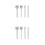 2Pièces Kit Perforation Cuir 4 Embouts Acier Haute Dureté Argenté 8