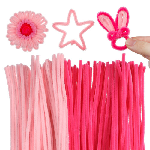 800Pcs Long Plush Pipe Cleaners for Craft Projects and Holiday Decor 1
