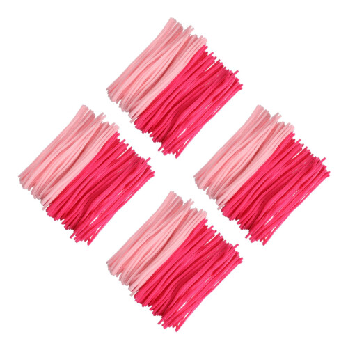 800Pcs Long Plush Pipe Cleaners for Craft Projects and Holiday Decor 2
