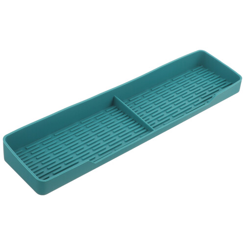 3Pcs Silicone Kitchen Stove Top Rack Blue Magnetic Storage Shelf 1