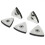 5Pcs Triangular Sanding Pads for Oscillating Multi Tool Hook & Loop Sanding Disc 4