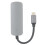 Data Transfer USB Splitter USB Hub with Type-C Interface Universal Compatibility High-Speed Transfer Easy to Carry Multifunctional Use Aluminum Alloy 7