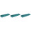 3Pcs Silicone Kitchen Stove Top Rack Blue Magnetic Storage Shelf 3