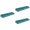 3Pcs Silicone Kitchen Stove Top Rack Blue Magnetic Storage Shelf 5
