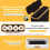 Bamboo Toilet Paper Holder with Lid Gray Fabric Foldable 4