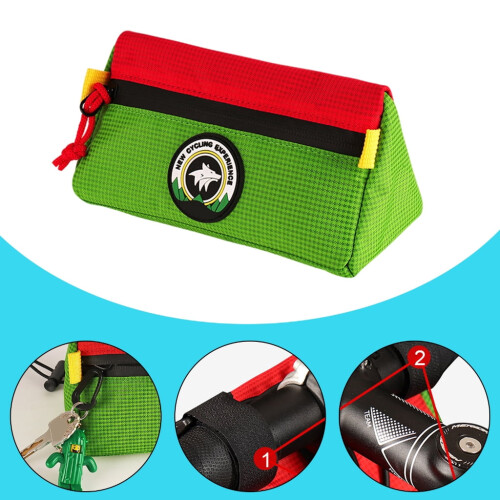 Childrens Bicycles Handlebar Bag Front Basket Pack Waterproof Bikes Frame Bag 1