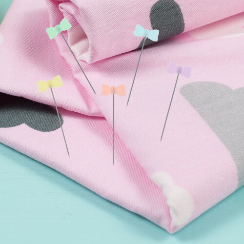 100pcs Sewing Needle Assorted Color Positioning Butterfly for College Project 1