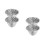 4Pcs LED Light Reflector Cup Silver Aluminum for Flashlight Repair 4